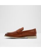 Mocassins en Cuir Brieuc cognac