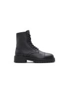 Boots en Cuir Amaury noires