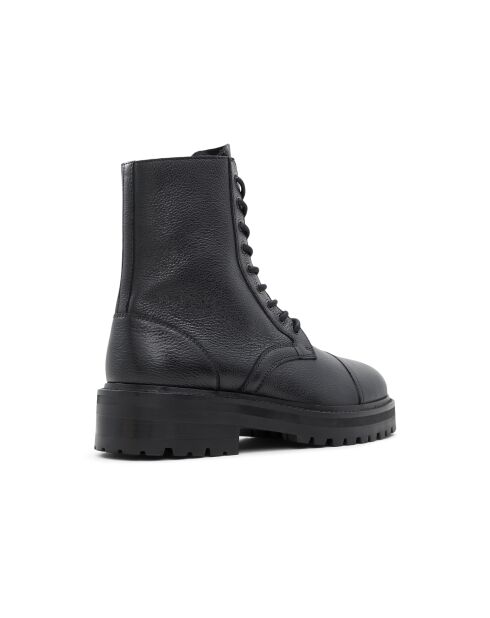 Boots en Cuir Amaury noires