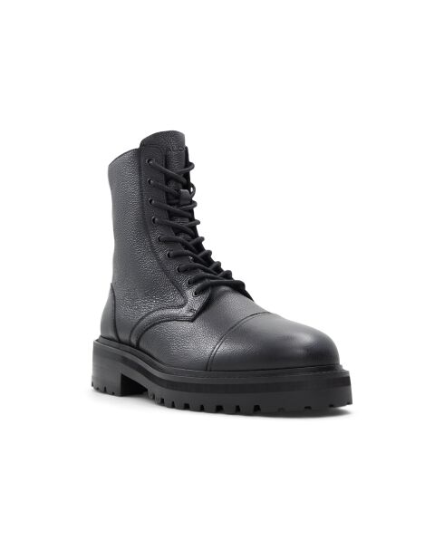 Boots en Cuir Amaury noires