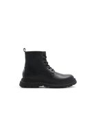 Boots en Cuir Clotaire noires