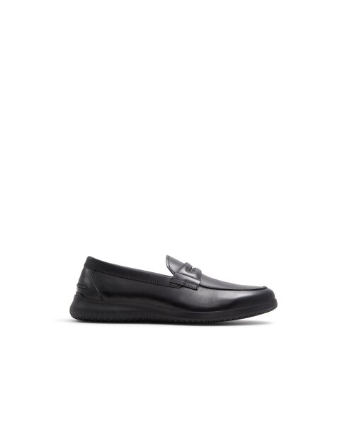 Mocassins en cuir Constant noirs