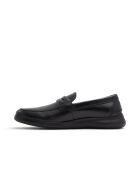 Mocassins en cuir Constant noirs