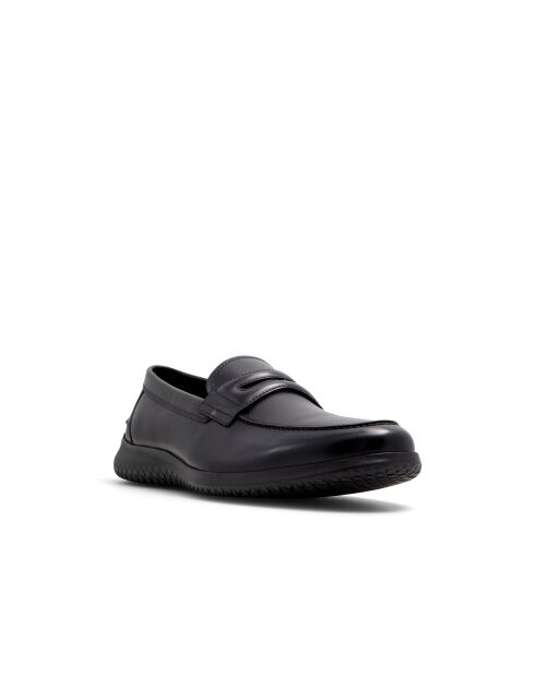 Mocassins en cuir Constant noirs