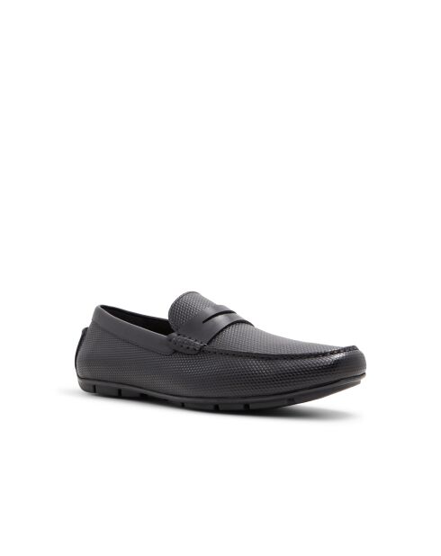 Mocassins en cuir Chahine noirs