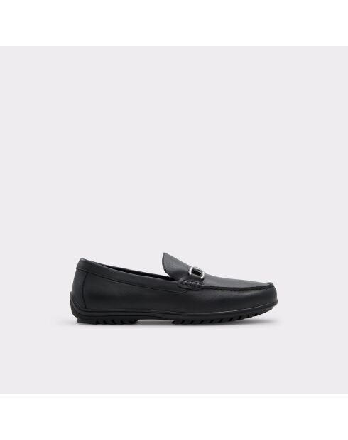 Mocassins en cuir Brian noirs