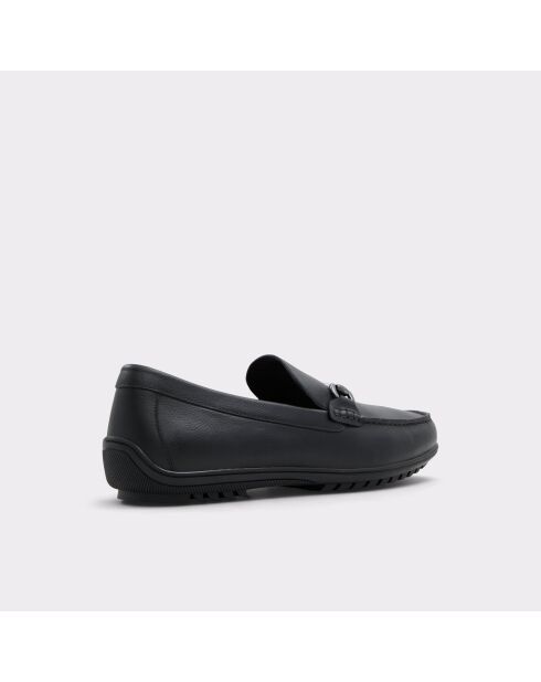 Mocassins en cuir Brian noirs