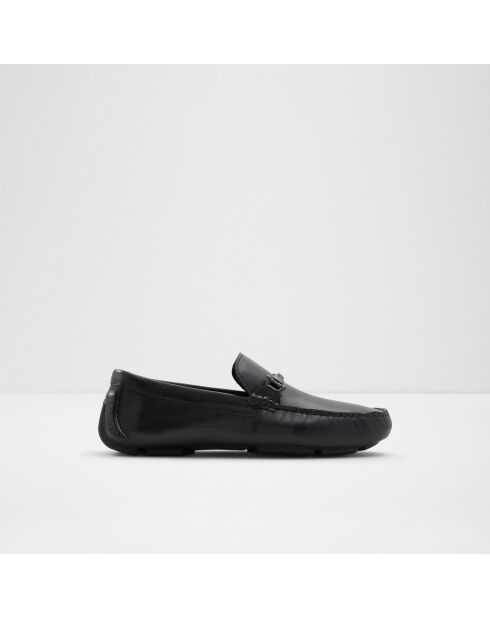 Mocassins en Cuir Mathieu noirs