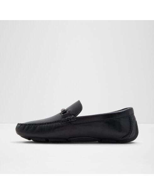 Mocassins en Cuir Mathieu noirs