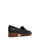 Mocassins en cuir Christelle noirs