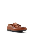 Mocassins en cuir Clarence cognac