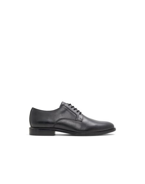Derbies à lacets en cuir Bastian noires