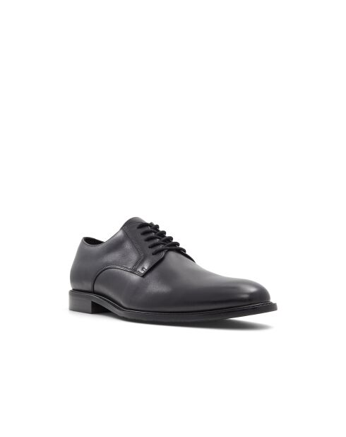 Derbies à lacets en cuir Bastian noires