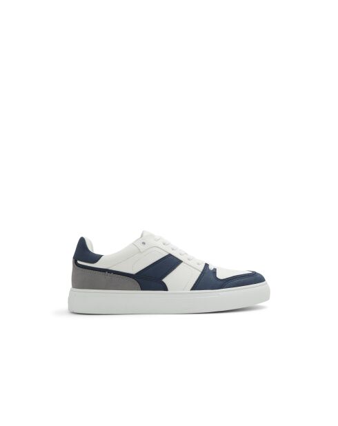 Baskets John blanc/marine