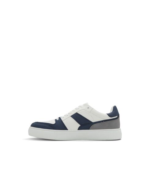 Baskets John blanc/marine