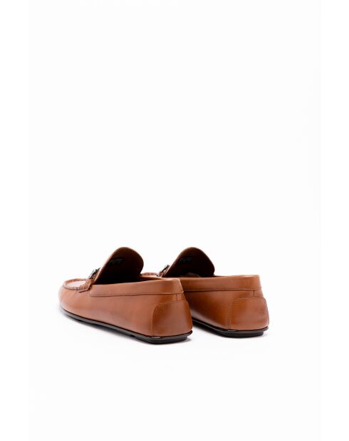 Mocassins en cuir Colin cognac