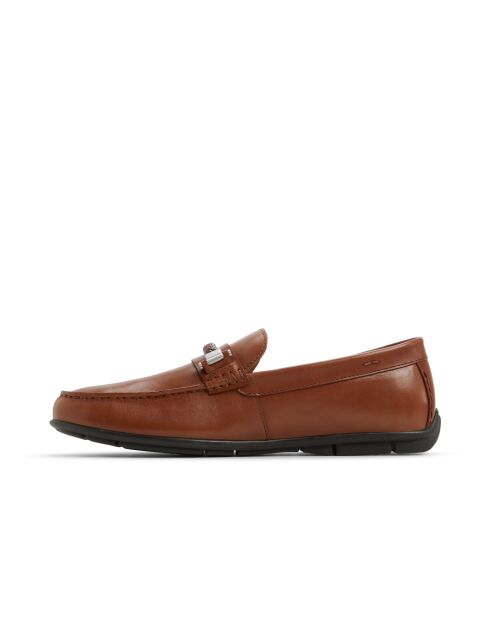 Mocassins en cuir Alexandre cognac
