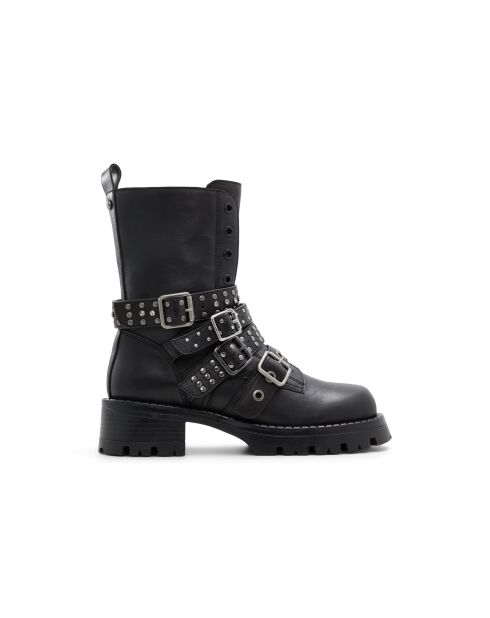 Boots en Cuir Françoise noires