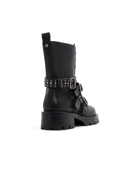 Boots en Cuir Françoise noires