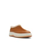 Baskets en Velours de Cuir Curtis cognac