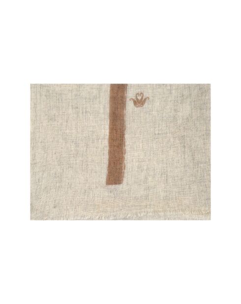 Sciarpa in misto lana Tetto naturale - 75x200 cm