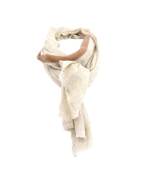 Sciarpa in misto lana Tetto naturale - 75x200 cm