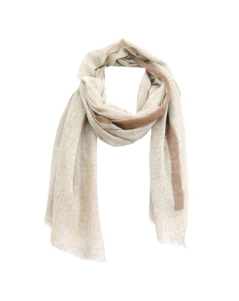 Sciarpa in misto lana Tetto naturale - 75x200 cm