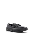 Mocassins en cuir Didier noirs