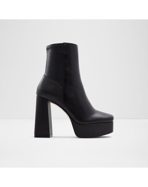 Bottines en Cuir Bérénice noires