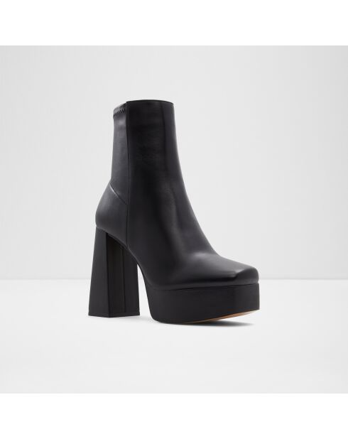 Bottines en Cuir Bérénice noires