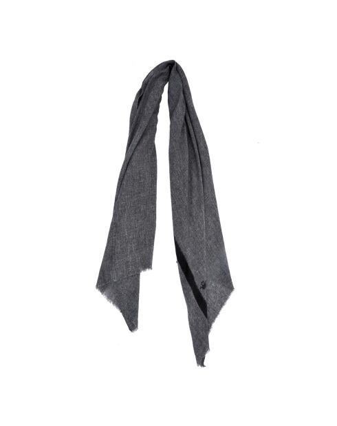 Etole en Laine mélangée Toi grise - 75x200 cm