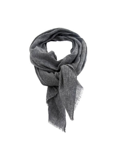 Etole en Laine mélangée Toi grise - 75x200 cm