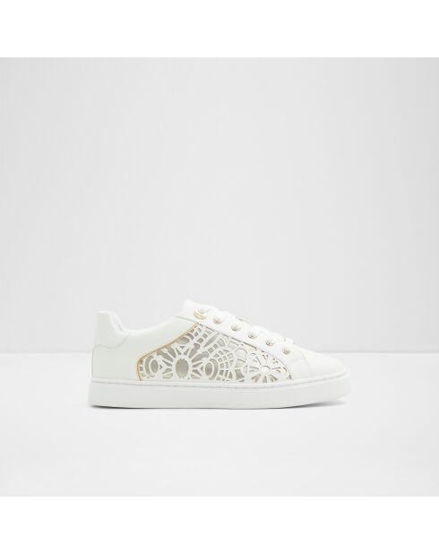 Baskets Capucine blanc/doré