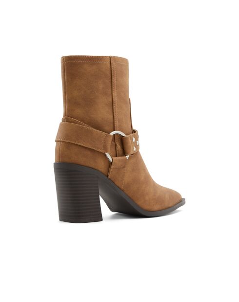 Bottines Vicky cognac