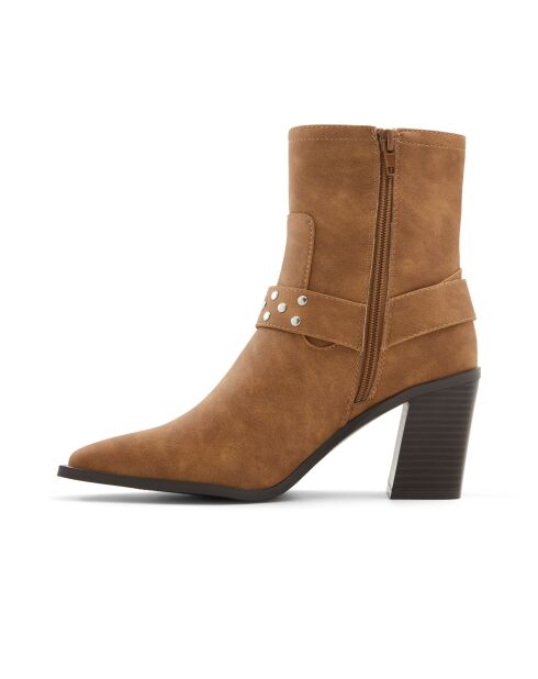 Bottines Vicky cognac