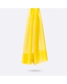 Estola de organza de lana y seda con forma de girasol, 70 x 200 cm