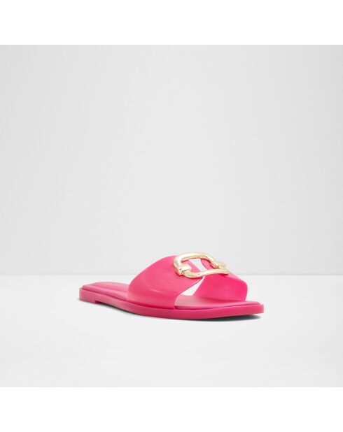 Mules Clementine rosa acceso
