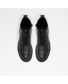 Boots en Cuir Anne-Marie noires