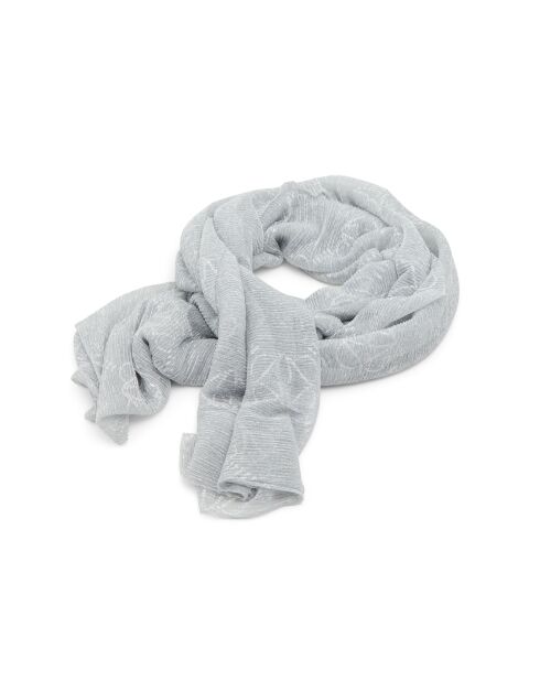 Foulard Yvette argenté
