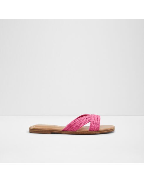 Mules Charlène rosa acceso