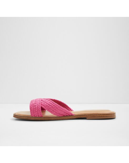 Mules Charlène rosa acceso