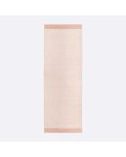 Stola aus Wolle und Seide aus Organza, 70 x 200 cm, Beige-Rosa