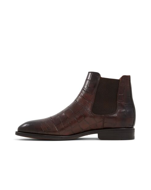 Boots en Cuir Bruno brun foncé