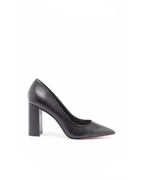 Scarpe con tacco Ella nere in pelle