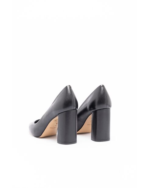 Scarpe con tacco Ella nere in pelle