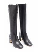 Bottes en Cuir Eden noires