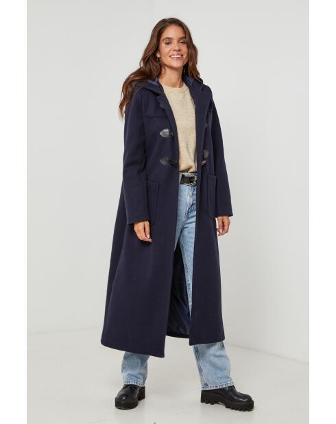 Manteau long Alvio marine