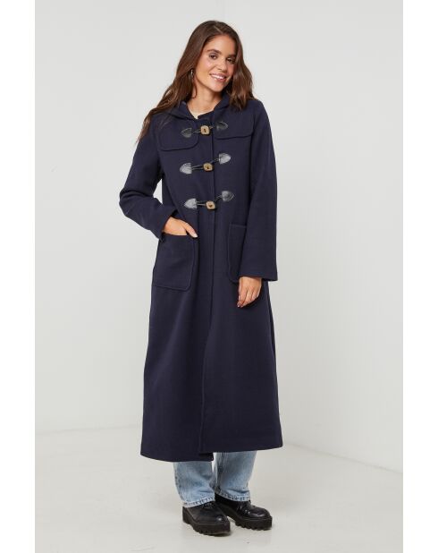 Manteau long Alvio marine