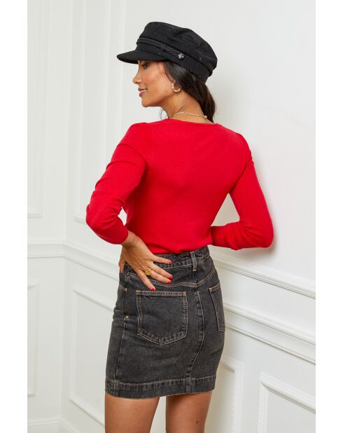 Pull Marie rouge