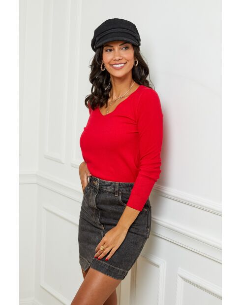 Pull Marie rouge